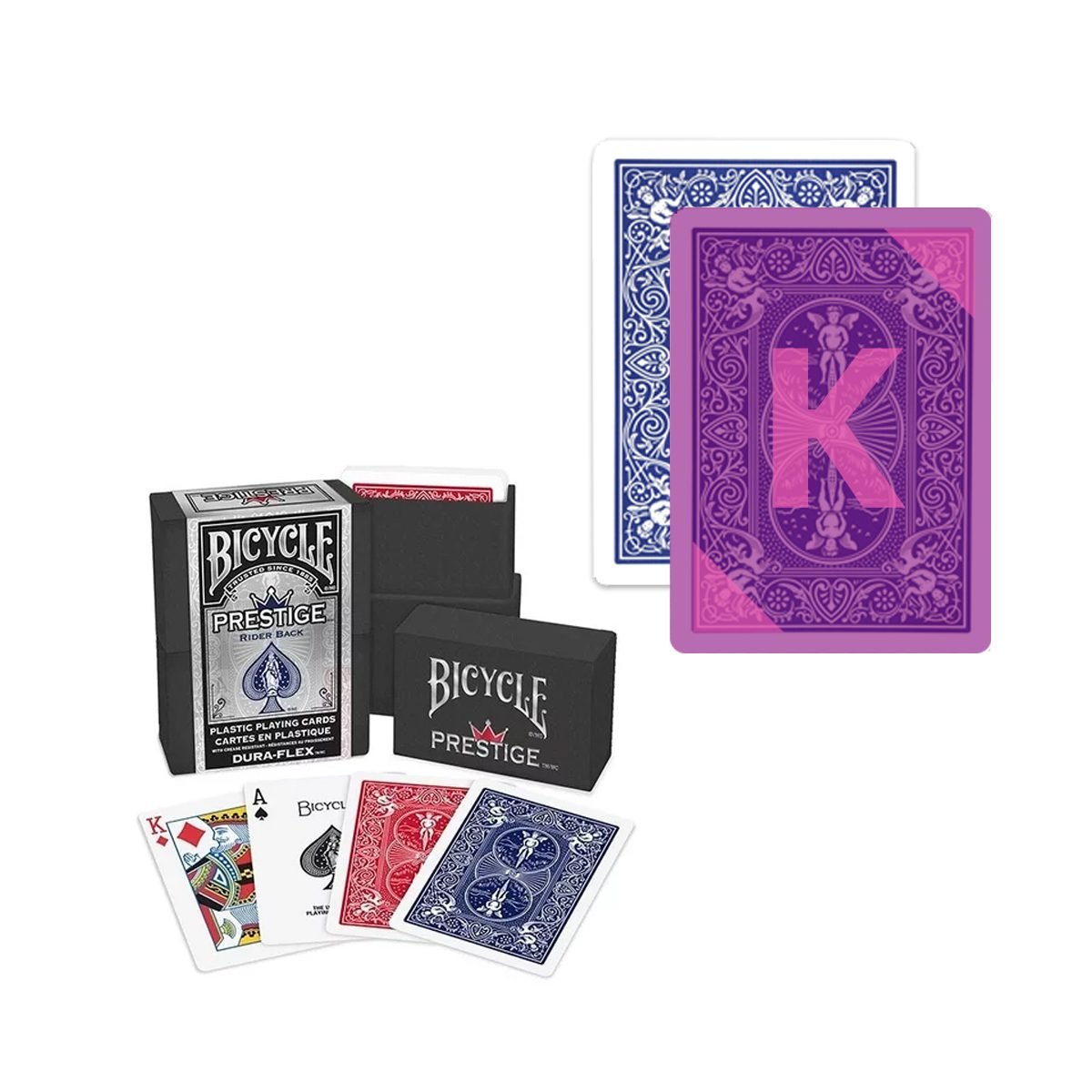 100% Plastic Bicycle Prestige Marked Poker Cards - Image 2
