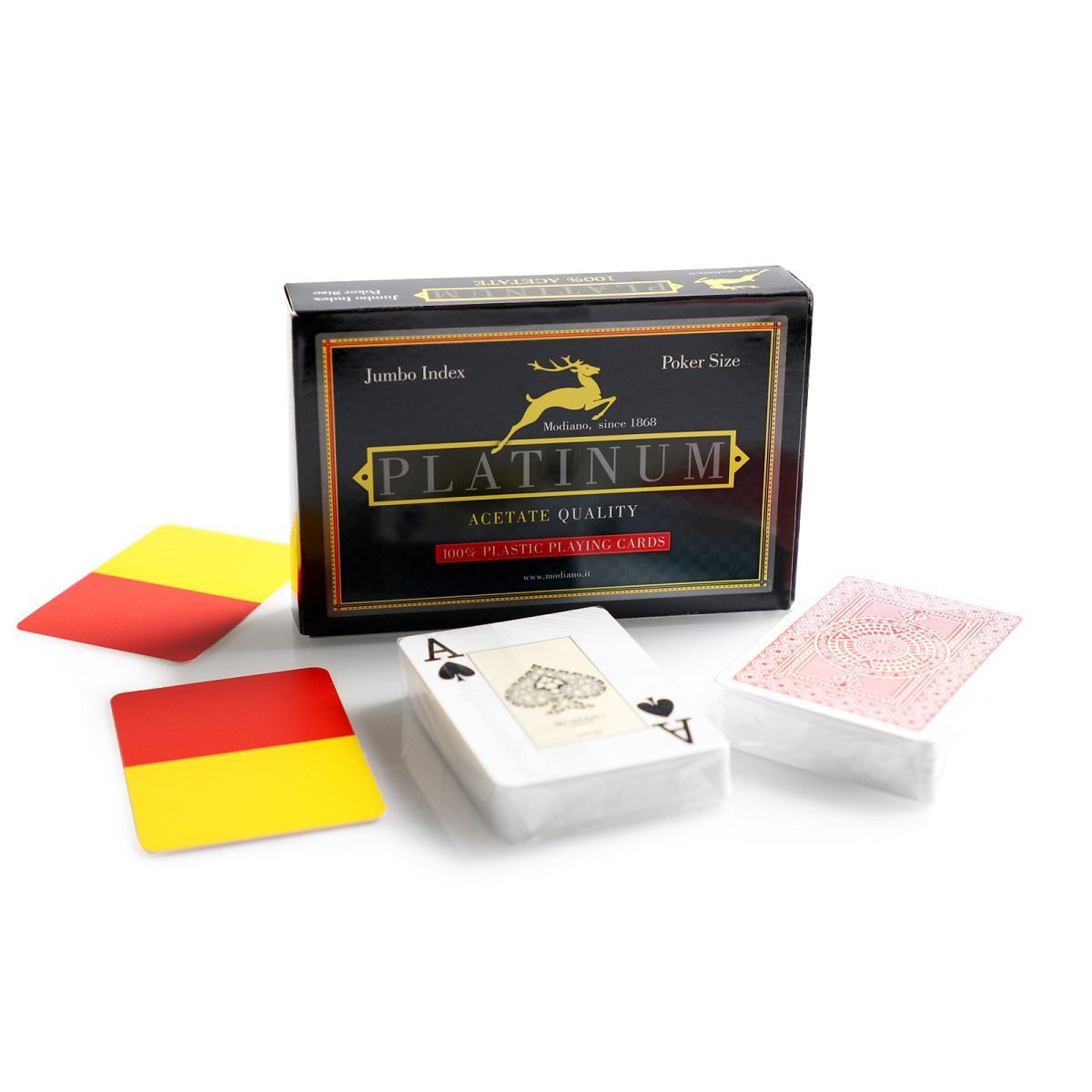 High Quality Modiano Platinum Acetate Marked Cards For Sale