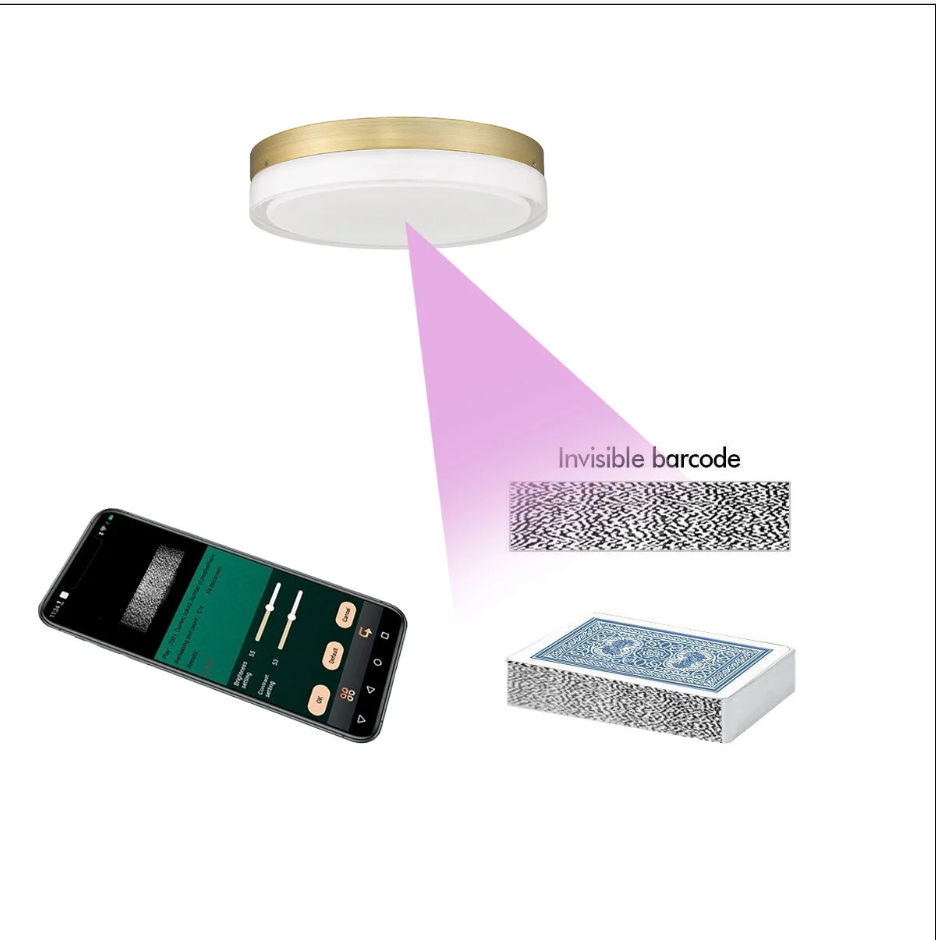Ceiling Light Spy Camera Poker Cheat Card Scanner for Poker Analyzer - Image 2