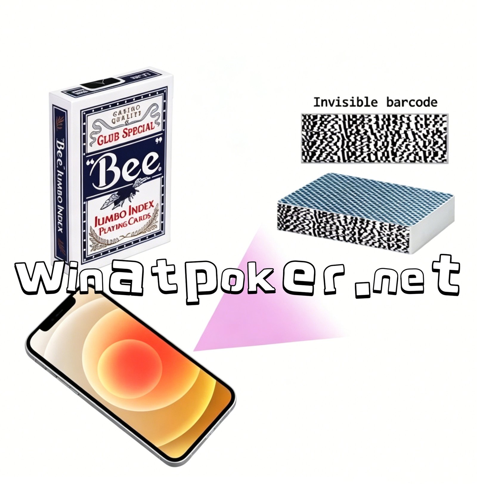 Bee Club Special Barcode Poker Cards For Poker Cards Analyzer