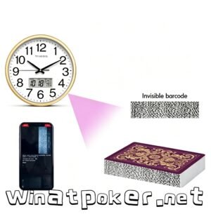 Clock Poker Cheat Card Scanner for Barcode Marked Decks