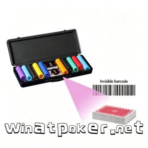 Hidden Chip Box Playing Card Scanner for Marked Barcode Decks