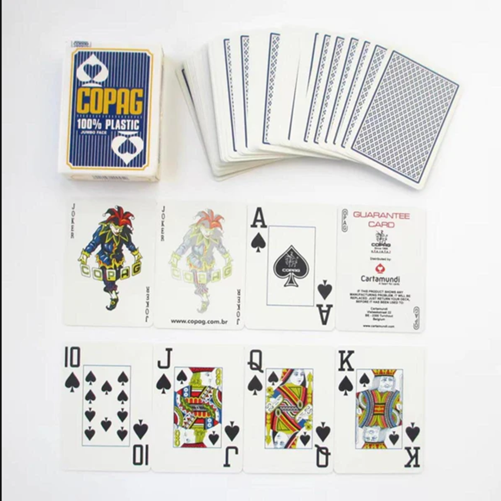 Copag Jumbo Face Plastic Marked Playing Cards For Perspective Glasses & Infrared Contact Lenses - Image 3