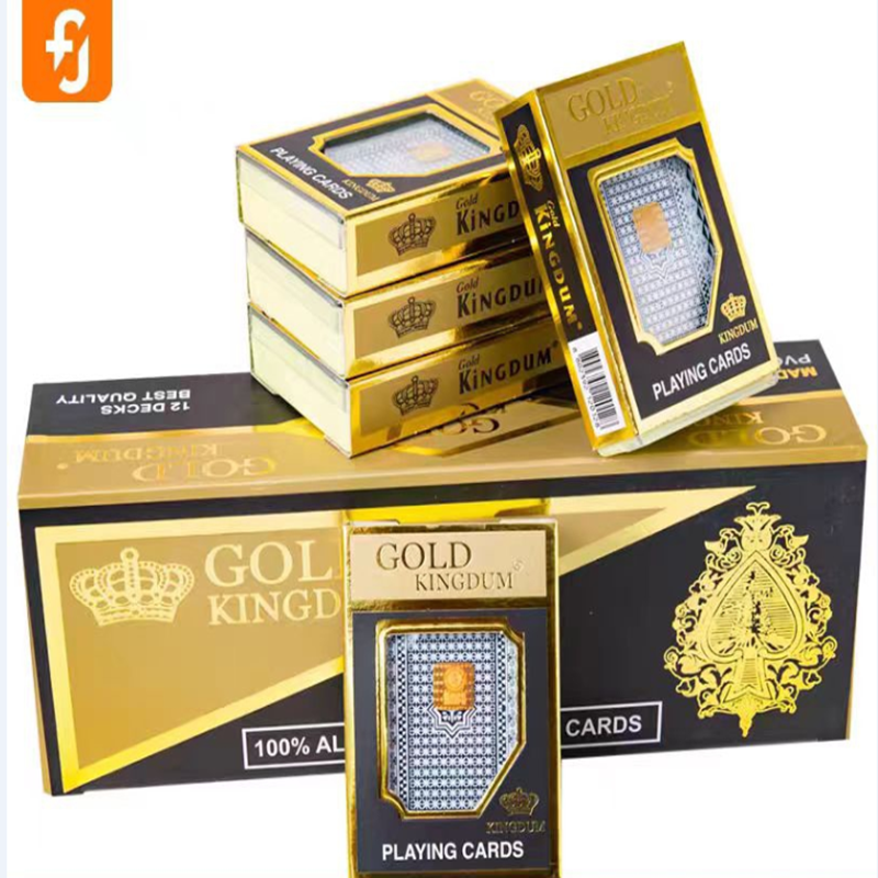 Infrared Marked Korean Gold Kingdum Plastic Playing Cards For Poker Cheating Contact Lenses - Image 2
