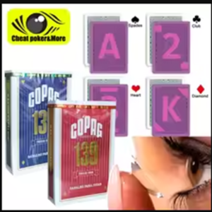 Infrared Marked Copag 139 Playing Cards For Infrared Contact Lenses& Infrared Sunglasses