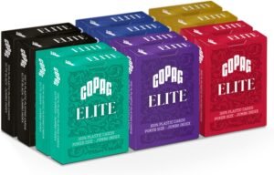Copag Elite 100% Plastic Casino Infrared  Marked Decks For Infrared Glasses & Infrared Contact Lenses