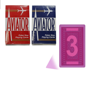 Infrared Aviator Marked Poker Cards For Infrared Glasses& Infrared Contact Lenses
