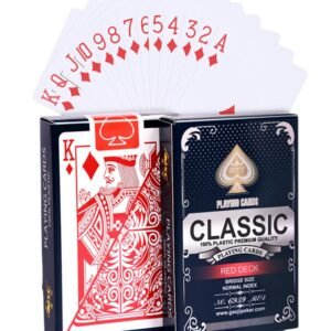 Infrared Classic 100% Plastic Marked Bridge Size Normal Index Playing Cards