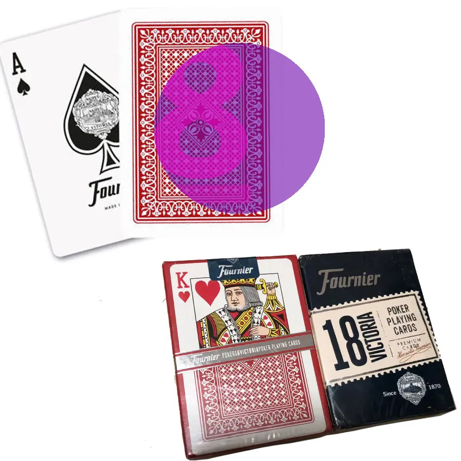 Infrared Marked Fournier 818 JUMBO Index Playing Cards For Infrared Contact Lenses& Infrared Sunglasses - Image 2