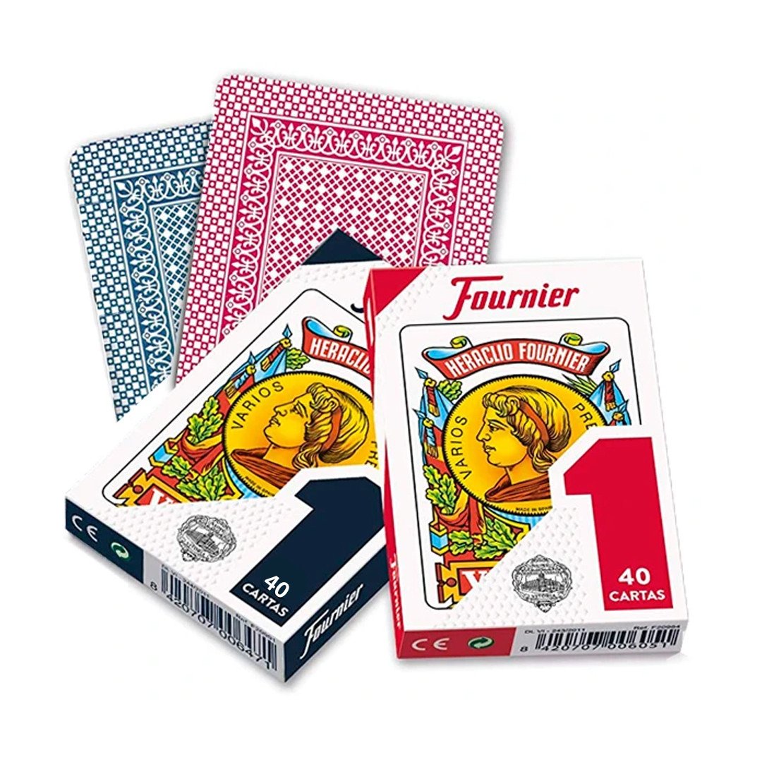 Heraclio Fournier F20984 No. 1 Spanish Plastic Marked Playing Cards For Infrared Sunglasses & UV Contact Lenses