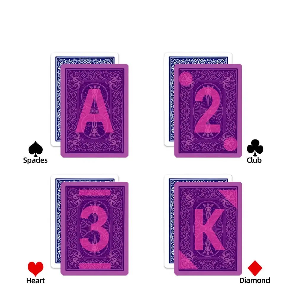Infrared-Marked Paper Playing Cards Д6K-5 For Infrared Glasses & Infrared Contact Lenses
